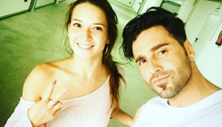 Yana Olina con David Bustamante /Fuente: Instagram @davibusta