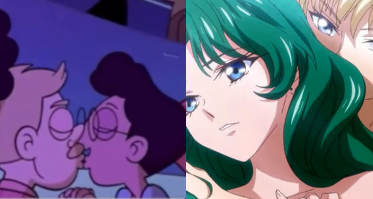 caricaturas LGBT / Fuente: Disney y Sailor Moon