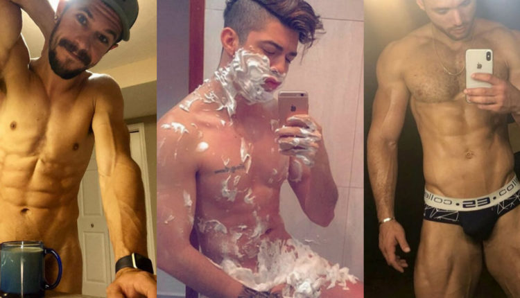 selfies hot/ Fuente: Instagram @chrisdougan91, @gorgeusmengay, @gayfuxe