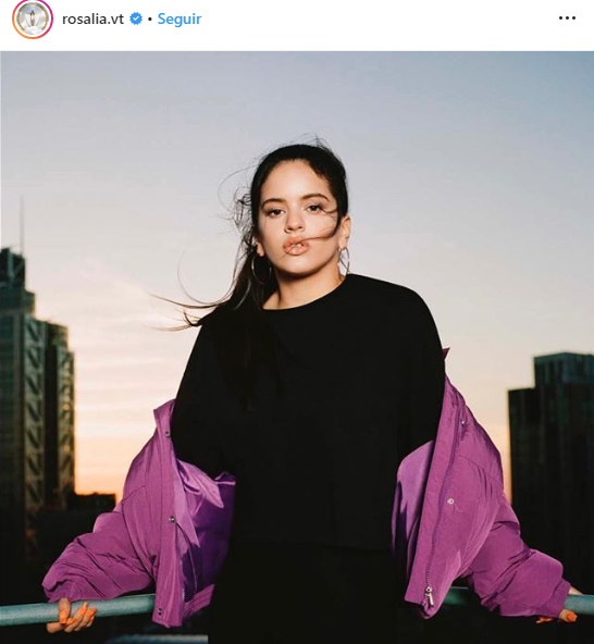 Rosalía agradeció ser la más escuchada en Spotify