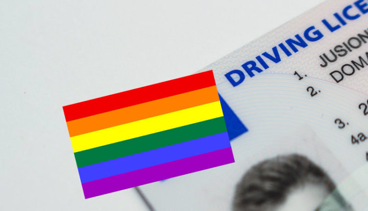 opción de género neutral a la licencia de conducir